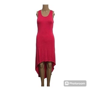 Racerback Tank Assymetrical Maxi Dress